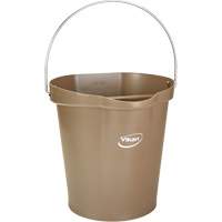 Food Hygiene Bucket, Brown, 3 US gal. Pryde Industrial Inc.