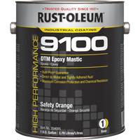 Base de mastic &eacute;poxy DTM du syst&egrave;me 9100, Orange s&eacute;curit&eacute;, Gallon Pryde Industrial Inc.