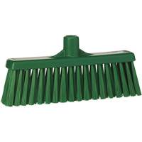 T&ecirc;te de balai droit, Crins Moyen, 12", Polyester, Vert Pryde Industrial Inc.
