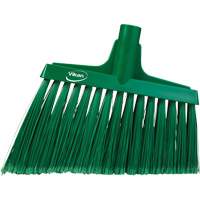 T&ecirc;te de balai oblique, Crins &agrave; bout ouvrant, 11-1/2", Polyester, Vert Pryde Industrial Inc.