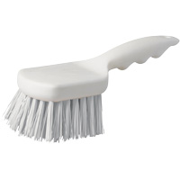 Short Handle Pot Brush, 9" L, Polypropylene Bristles, White Pryde Industrial Inc.