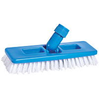 Universal Scrub & Grout Brush, 9" L, Polypropylene Bristles, White Pryde Industrial Inc.