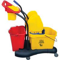 Multifunctional Mop Trolley, Down Press, 9.5 US Gal.(38 Quart), Yellow Pryde Industrial Inc.