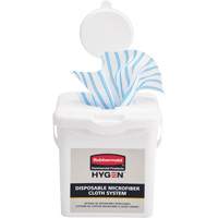 Seau de chargement pour chiffons microfibres, Blanc Pryde Industrial Inc.