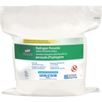 Lingettes d&eacute;sinfectantes et nettoyantes &agrave; base de peroxyde d'hydrog&egrave;ne Healthcare, 185 lingettes Pryde Industrial Inc.