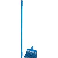 T&ecirc;te &agrave; balai en angle avec manche en m&eacute;tal, Crins Extra-ferme, 12", Polyester, Bleu Pryde Industrial Inc.