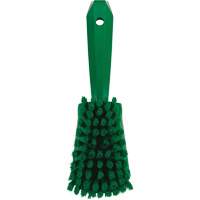 Brosse &agrave; r&eacute;curer avec manche court, Soies Doux, Longueur de 10-1/2", Vert Pryde Industrial Inc.