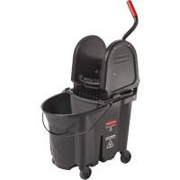 Wavebrake&reg; Bucket & Wringer, Down Press, 8.75 US Gal.(35 Quart), Black Pryde Industrial Inc.