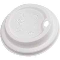 Compostable White Dome Sip Lids Pryde Industrial Inc.