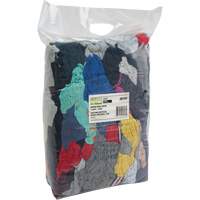 Recycled Material Wiping Rags, Cotton, Mix Colours, 10 lbs. Pryde Industrial Inc.