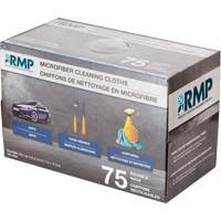 Washable Cleaning Cloths, Microfibre, White Pryde Industrial Inc.