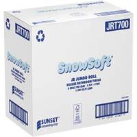 Snowsoft Deluxe Bathroom Tissue, Jumbo Roll, 2 Ply, White Pryde Industrial Inc.