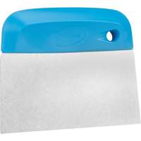 Flexible Stainless Steel Dough Cutter/Scraper, Blue, 4-1/2" W x 5-3/4" L Pryde Industrial Inc.