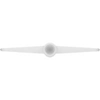 Table & Floor Scraper, White, 9-3/5" W x 1-1/5" L Pryde Industrial Inc.