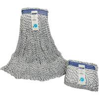 Candy-Striped Mop Head, Floor Finishing, Synthetic, Loop Style Pryde Industrial Inc.