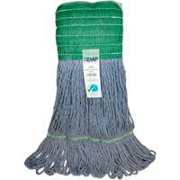 Wide-Band Mop Head, Antimicrobial/Floor Finishing/Specialty, Cotton/Rayon/Synthetic, Loop Style Pryde Industrial Inc.