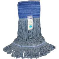 Wide-Band Mop Head, Antimicrobial/Floor Finishing/Specialty, Cotton/Rayon/Synthetic, Loop Style Pryde Industrial Inc.