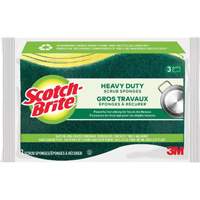 Scotch-Brite&reg; Heavy Duty Scrub Sponge, Scrubbing, 2-3/5" W x 4-2/5" L Pryde Industrial Inc.