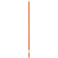 Manche, Balai/Brosse/Vadrouille &agrave; &eacute;pousseter/Support &agrave; tampon/Grattoir/Raclette/Vadrouille humide, Orange, T&eacute;lescopique, 62" - 109-2/5" lo Pryde Industrial Inc.
