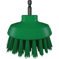 Brosse ronde HyDrive pour perceuse, Soies Tr&egrave;s ferme, Longueur de 3-1/10", Vert Pryde Industrial Inc.
