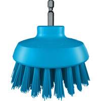 Brosse ronde HyDrive pour perceuse, Soies Tr&egrave;s ferme, Longueur de 3-1/10", Bleu Pryde Industrial Inc.