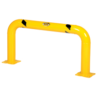 High Profile Machinery Guards, 4' W x 2' H, Yellow Pryde Industrial Inc.
