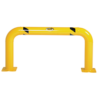 High Profile Machinery Guards, 4' W x 2' H, Yellow Pryde Industrial Inc.