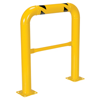 High Profile Machinery Guards, 3' W x 3.5' H, Yellow Pryde Industrial Inc.
