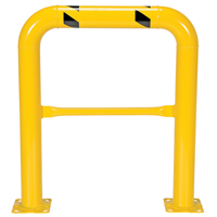 High Profile Machinery Guards, 3' W x 3.5' H, Yellow Pryde Industrial Inc.