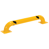 Low Profile Rack Guards, 4' W x 0.75' H, Yellow Pryde Industrial Inc.
