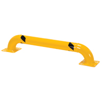 Low Profile Rack Guards, 4' W x 0.75' H, Yellow Pryde Industrial Inc.