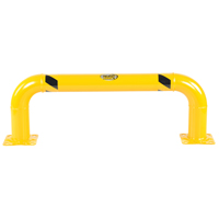 Low Profile Rack Guards, 4' W x 1.4' H, Yellow Pryde Industrial Inc.