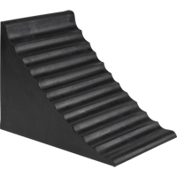 Cale de roue, 9-7/8" x 7-1/8" x 7-1/2", Noir Pryde Industrial Inc.