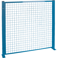 Perimeter Guards - Mesh Style, 4' H x 4' W, Blue Pryde Industrial Inc.