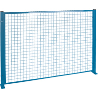 Perimeter Guards - Mesh Style, 4' H x 8' W, Blue Pryde Industrial Inc.