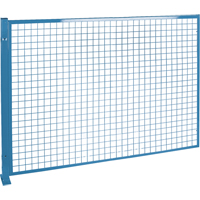 Perimeter Guards - Mesh Style, 4' H x 8' W, Blue Pryde Industrial Inc.