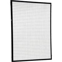 Adjustable Perimeter Guard Panel, 6' H x 5' W, Black Pryde Industrial Inc.