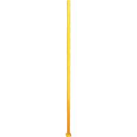 Adjustable Perimeter Guard In-Line Post, 4" W x 96" H, Yellow Pryde Industrial Inc.