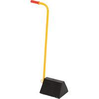 Ergo Handle Wheel Chock, 9-1/4" x 8" x 6", Black Pryde Industrial Inc.