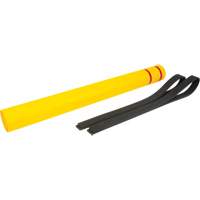 Polyethylene Bollard Cover, 4-1/2" Dia. x 52" L, Red/Yellow Pryde Industrial Inc.