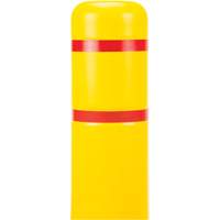 Polyethylene Bollard Cover, 4-1/2" Dia. x 52" L, Red/Yellow Pryde Industrial Inc.