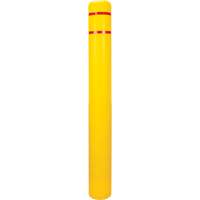 Capuchon en poly&eacute;thyl&egrave;ne pour borne de protection, 6-5/8" dia. x 60" l, Rouge/Jaune Pryde Industrial Inc.