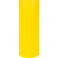 Capuchon en poly&eacute;thyl&egrave;ne pour borne de protection, 6-5/8" dia. x 60" l, Rouge/Jaune Pryde Industrial Inc.