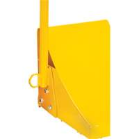 Ice Chock with Ergonomic Handle, Steel, Yellow, 8-1/16" W x 10-5/8" D x 8-13/16" H Pryde Industrial Inc.