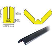 W Profile 1M Edge Protection Bumper Guard, 3.25' (0.99 m) Long Pryde Industrial Inc.