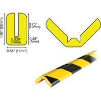 W Profile 5M Edge Protection Bumper Guard, 16.42' (5 m) Long Pryde Industrial Inc.