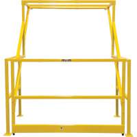 Barri&egrave;re de s&eacute;curit&eacute; pour mezzanine, 70" lo x 77" ha, 78" &eacute;lev&eacute;e, Jaune Pryde Industrial Inc.