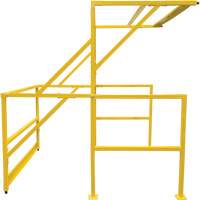 Barri&egrave;re de s&eacute;curit&eacute; pour mezzanine, 70" lo x 77" ha, 78" &eacute;lev&eacute;e, Jaune Pryde Industrial Inc.