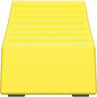 Cale de roue ultra-robuste pour l'exploitation mini&egrave;re Checkers Safety sans support, PEHD, Jaune, 14-1/2" la x 17-1/2" p x 16" h Pryde Industrial Inc.