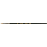 Artist Paint Brush, 1/16" Brush Width, Red Sable, Wood Handle Pryde Industrial Inc.